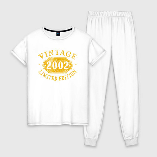 Женская пижама Винтаж 2002 / Белый – фото 1