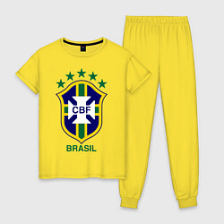 Женская пижама Brasil CBF