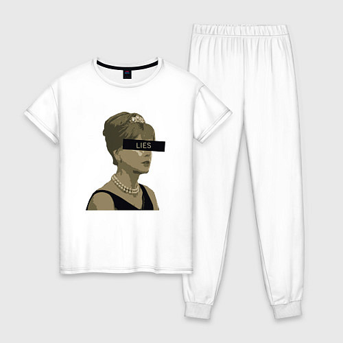 Женская пижама Селеста Райт / Белый – фото 1