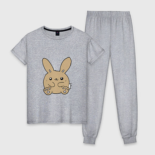 Женская пижама Little Bunny / Меланж – фото 1