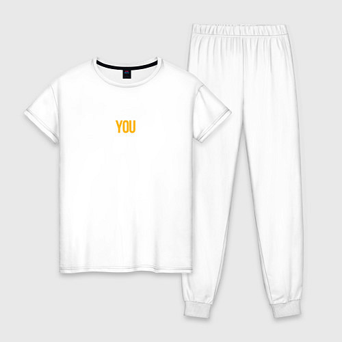 Женская пижама You - Jimin With You - BTS / Белый – фото 1