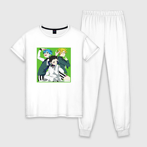Женская пижама Хёта Асикага - Красавчики детективы / Белый – фото 1