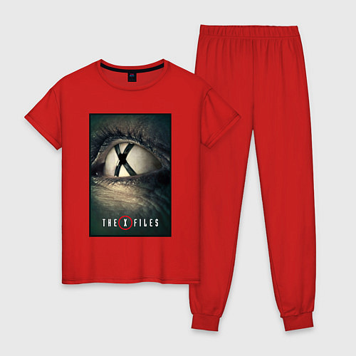Женская пижама X - Files poster / Красный – фото 1