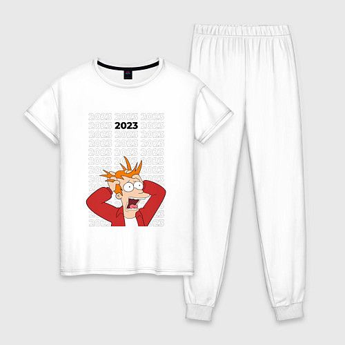 Женская пижама Футурама 2023 / Белый – фото 1