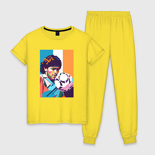 Женская пижама Диего / Желтый – фото 1