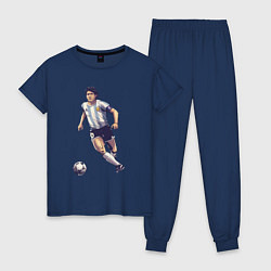 Женская пижама Maradona football