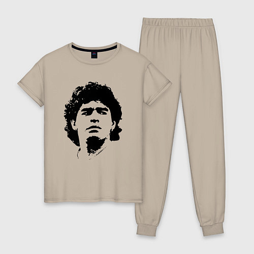 Женская пижама Face Maradona / Миндальный – фото 1