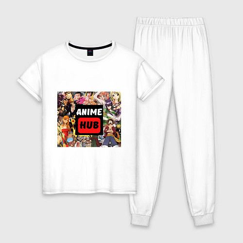 Женская пижама AnimeHub / Белый – фото 1