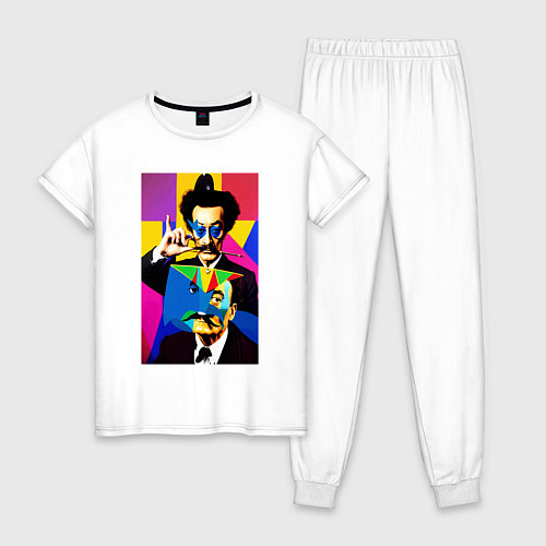 Женская пижама Salvador Dali: Pop Art / Белый – фото 1