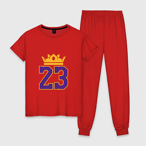 Женская пижама Король Джеймс 23 / Красный – фото 1