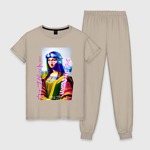 Женская пижама Gioconda - web ghetto - fashion style / Миндальный – фото 1