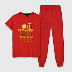 Женская пижама Duff beer brewing