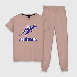 Женская пижама Австралийский кенгуру