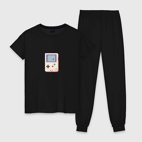 Женская пижама Игровая консоль Геймбой / Черный – фото 1