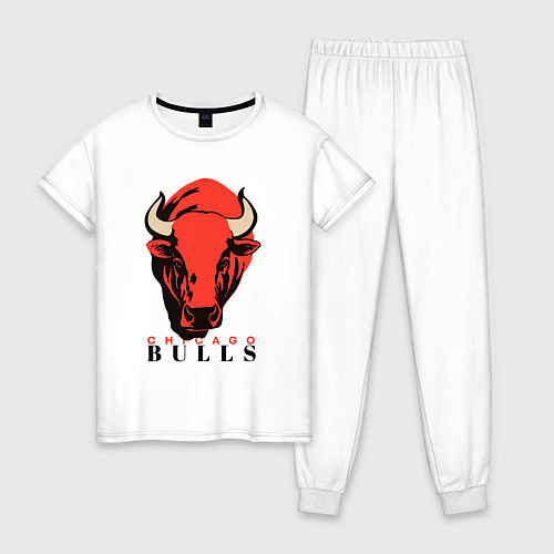 Женская пижама Chicago bull / Белый – фото 1