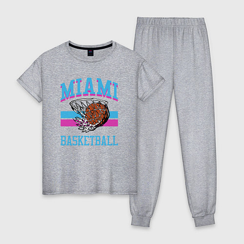 Женская пижама Basket Miami / Меланж – фото 1