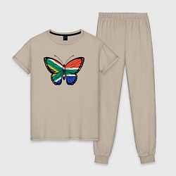 Женская пижама ЮАР бабочка