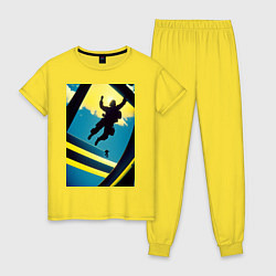 Женская пижама Два парашютиста