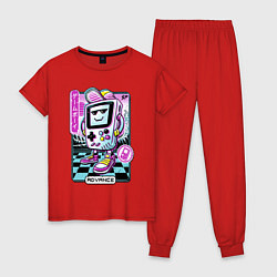 Пижама хлопковая женская GB advance, цвет: красный