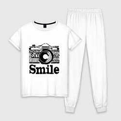 Женская пижама Smile camera