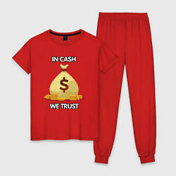 Женская пижама In cash we trust