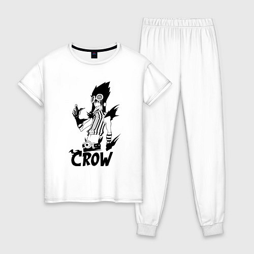 Женская пижама Crow- Аниме Bakuman / Белый – фото 1