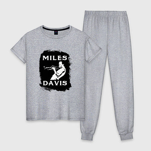 Женская пижама Tribute to Miles Davis / Меланж – фото 1