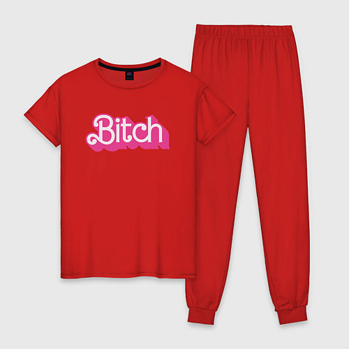 Женская пижама Барби стиль / Красный – фото 1