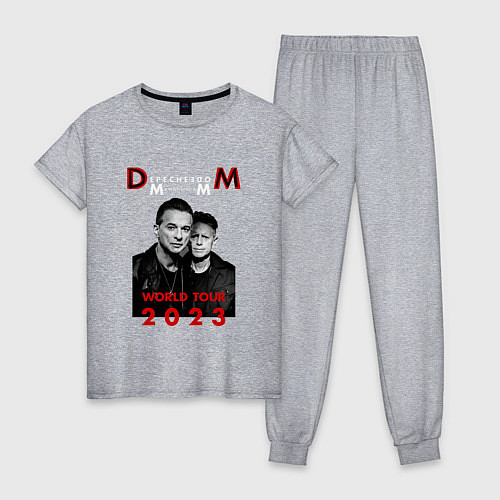 Женская пижама Depeche Mode - Memento Mori Dave and Martin / Меланж – фото 1