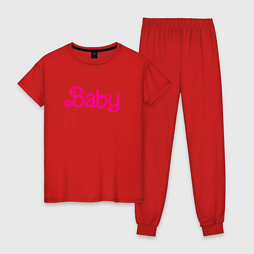 Женская пижама Ребенок Барби / Красный – фото 1