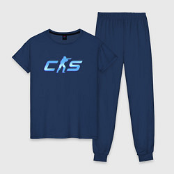 Женская пижама CS2 blue logo