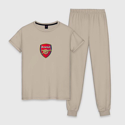 Женская пижама Arsenal fc sport club / Миндальный – фото 1