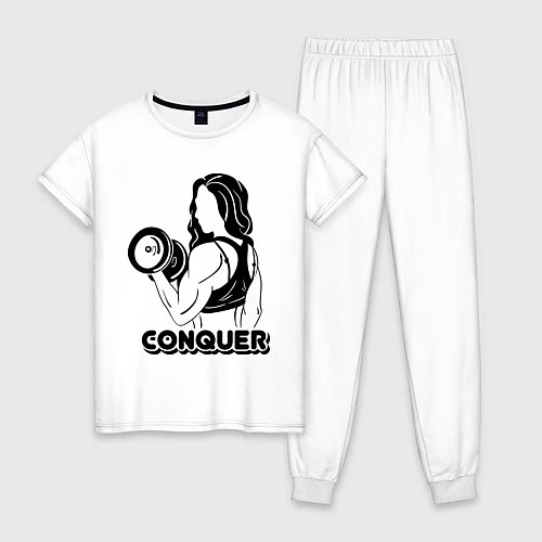 Женская пижама Conquer / Белый – фото 1