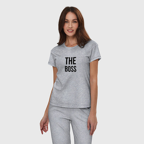 Женская пижама The boss - Couple / Меланж – фото 3