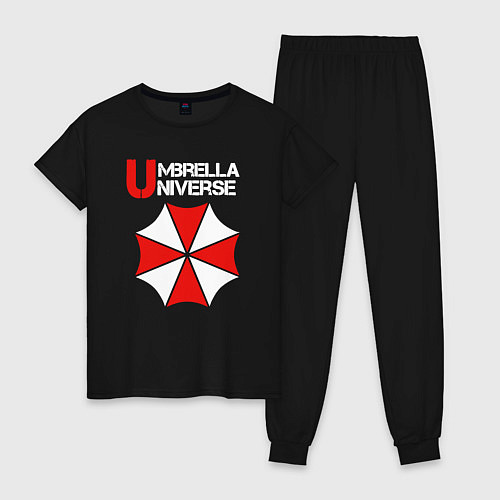 Женская пижама Umbrella Niverse / Черный – фото 1