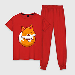 Женская пижама Orange fox