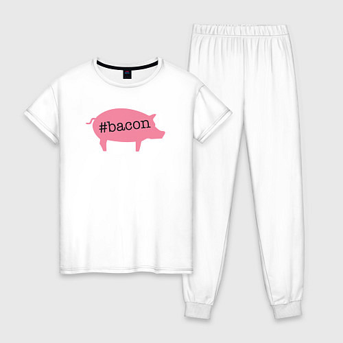 Женская пижама Бекон / Белый – фото 1