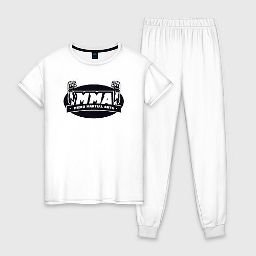 Женская пижама Martial arts / Белый – фото 1