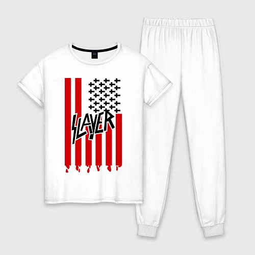 Женская пижама Slayer Flag / Белый – фото 1