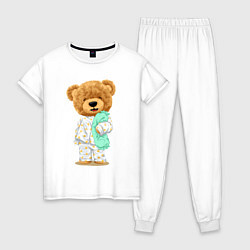 Женская пижама Плюшевый медвежонок сонный