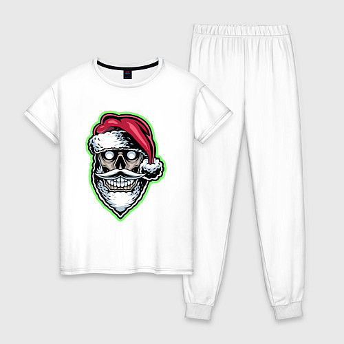 Женская пижама Dead Santa / Белый – фото 1