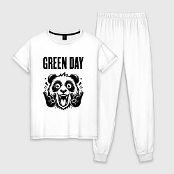 Женская пижама Green Day - rock panda