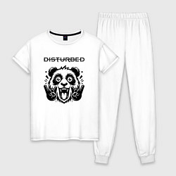 Женская пижама Disturbed - rock panda