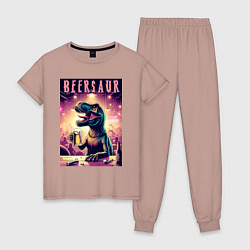 Женская пижама Beersaur - fantasy ai art