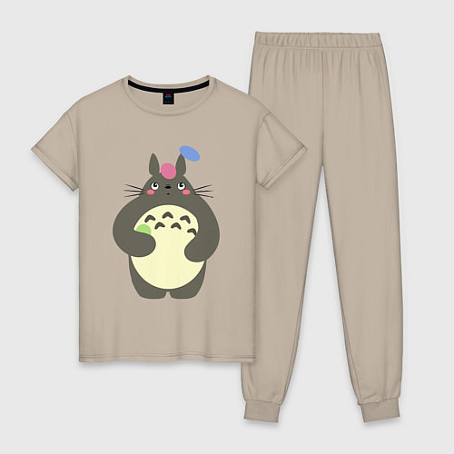 Женская пижама Totoro game / Миндальный – фото 1