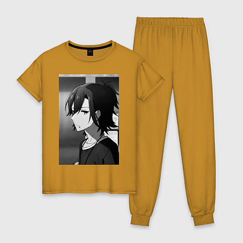 Женская пижама Хоримия Изуми Миямура / Горчичный – фото 1