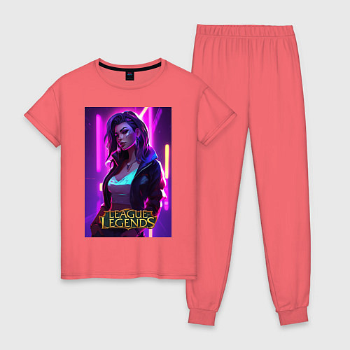 Женская пижама League of Legends Kaisa Kda / Коралловый – фото 1