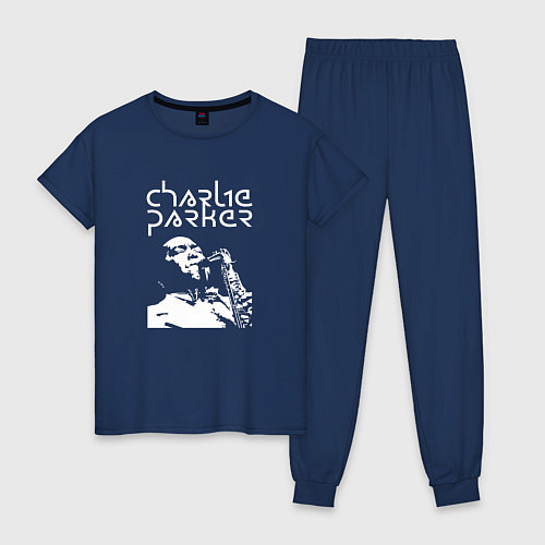 Женская пижама Charlie Parker jazz legend / Тёмно-синий – фото 1