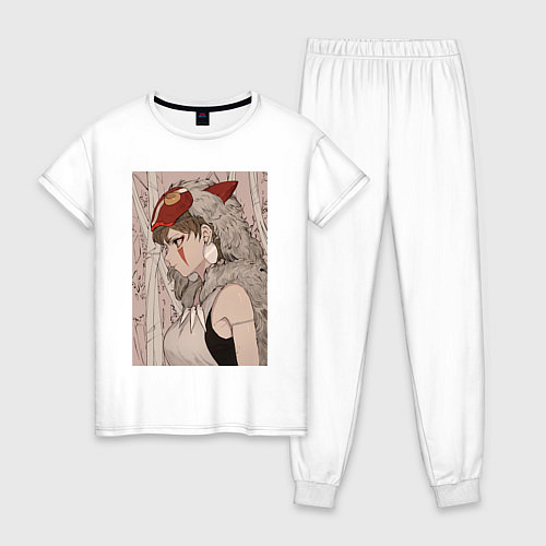 Женская пижама Принцесса Мононоке San / Белый – фото 1