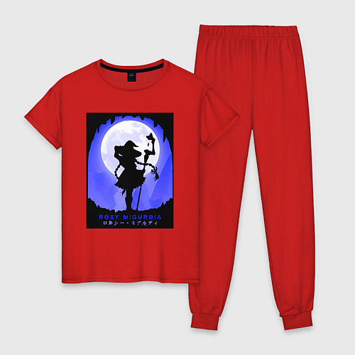 Женская пижама Реинкарнация безработного Рокси Мигурдия волшебниц / Красный – фото 1